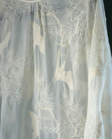 PINE AND CRANE EMBROIDERED BLOUSE