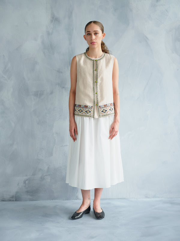 MIAO XIU LINEN VEST