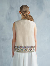 MIAO XIU LINEN VEST