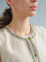 MIAO XIU LINEN VEST