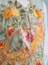 FENG MING CHAO YANG SILK EMBROIDERED VEST