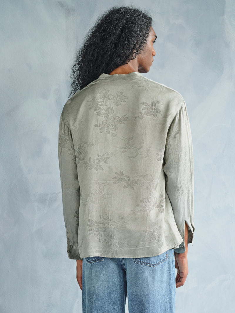 GUAN LE ZHOU PLANT DYED SILK BLOUSE