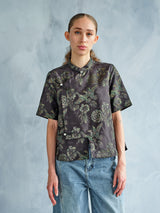 BI YI NIAO PI PA JIN XIANG YUN SHA BLOUSE