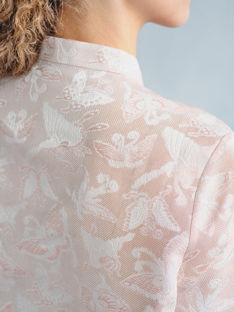 SI JING JIAO LUO BUTTERFLY BLOUSE