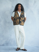 REMADE MIAO VINTAGE PERSIMMON-DYED VEST