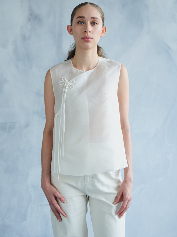 XIE JIN TI HUA SILK BLOUSE