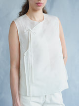 XIE JIN TI HUA SILK BLOUSE