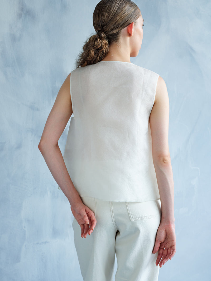 XIE JIN TI HUA SILK BLOUSE