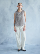 XIE JIN TI HUA SILK BLOUSE