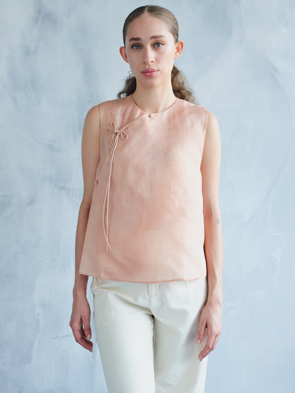 XIE JIN TI HUA SILK BLOUSE