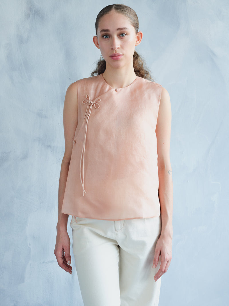 XIE JIN TI HUA SILK BLOUSE
