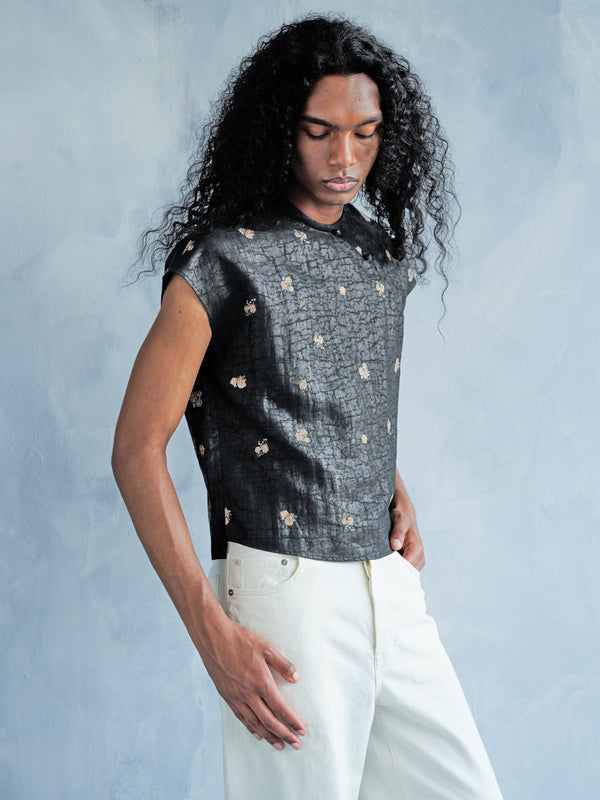 CRACKLED PATTERNED XIANG YUN SHA