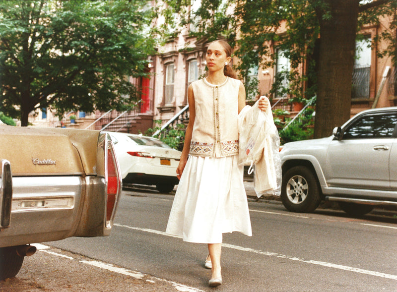 MIAO XIU LINEN VEST