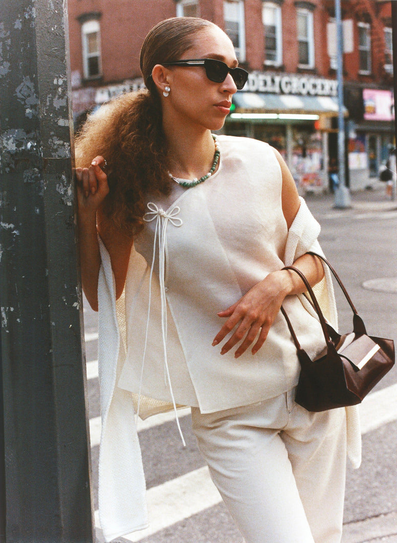 XIE JIN TI HUA SILK BLOUSE